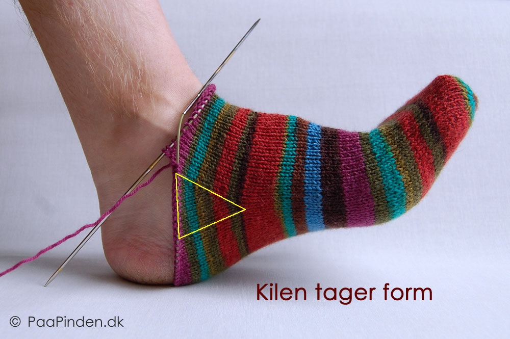 gået i stykker Bageri sokker Strømper fra tåen op med kilehæl | PaaPinden.dk